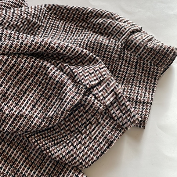 philosophy houndstooth jacquard multiharvest open front blazer jacket 1X/1TG - Picture 4 of 6